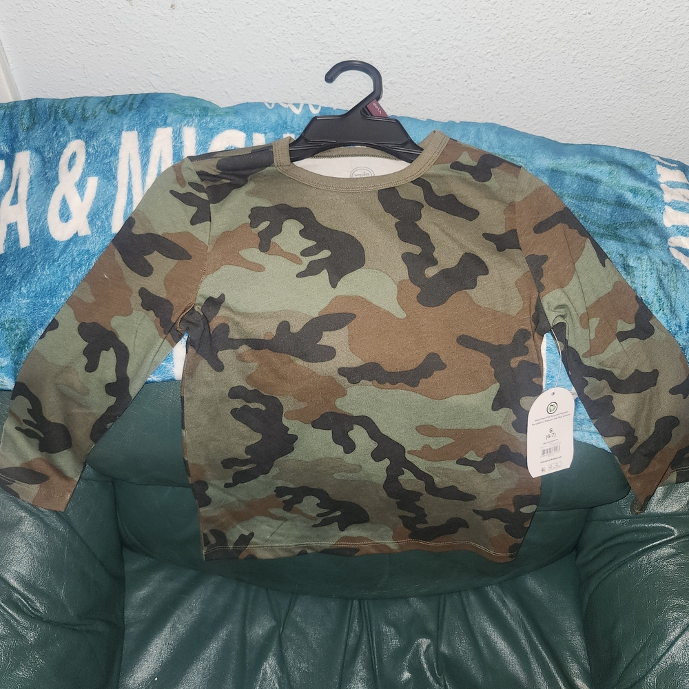Camouflage Long Sleeve Shirt